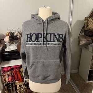 John Hopkins University Grey Hoodie